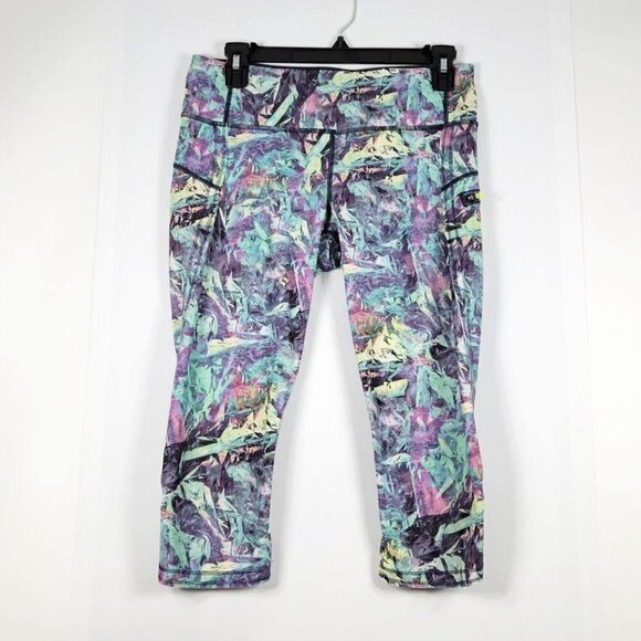 Lululemon Leggings Crop 17" #186 Size 8 - Picture 1 of 11